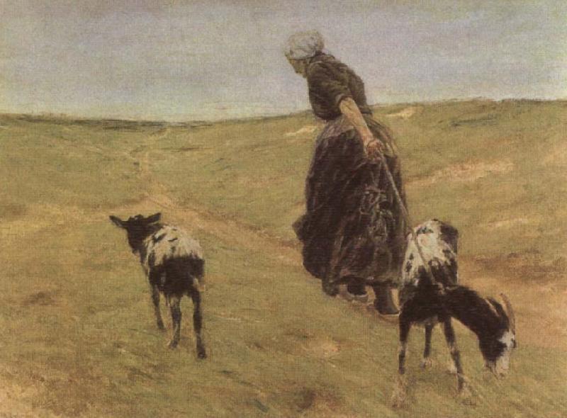 Max Liebermann Woman with Goats